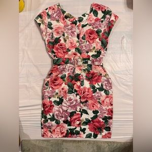 Carol Anderson | VNTG Floral Button-Down Dress with Belt